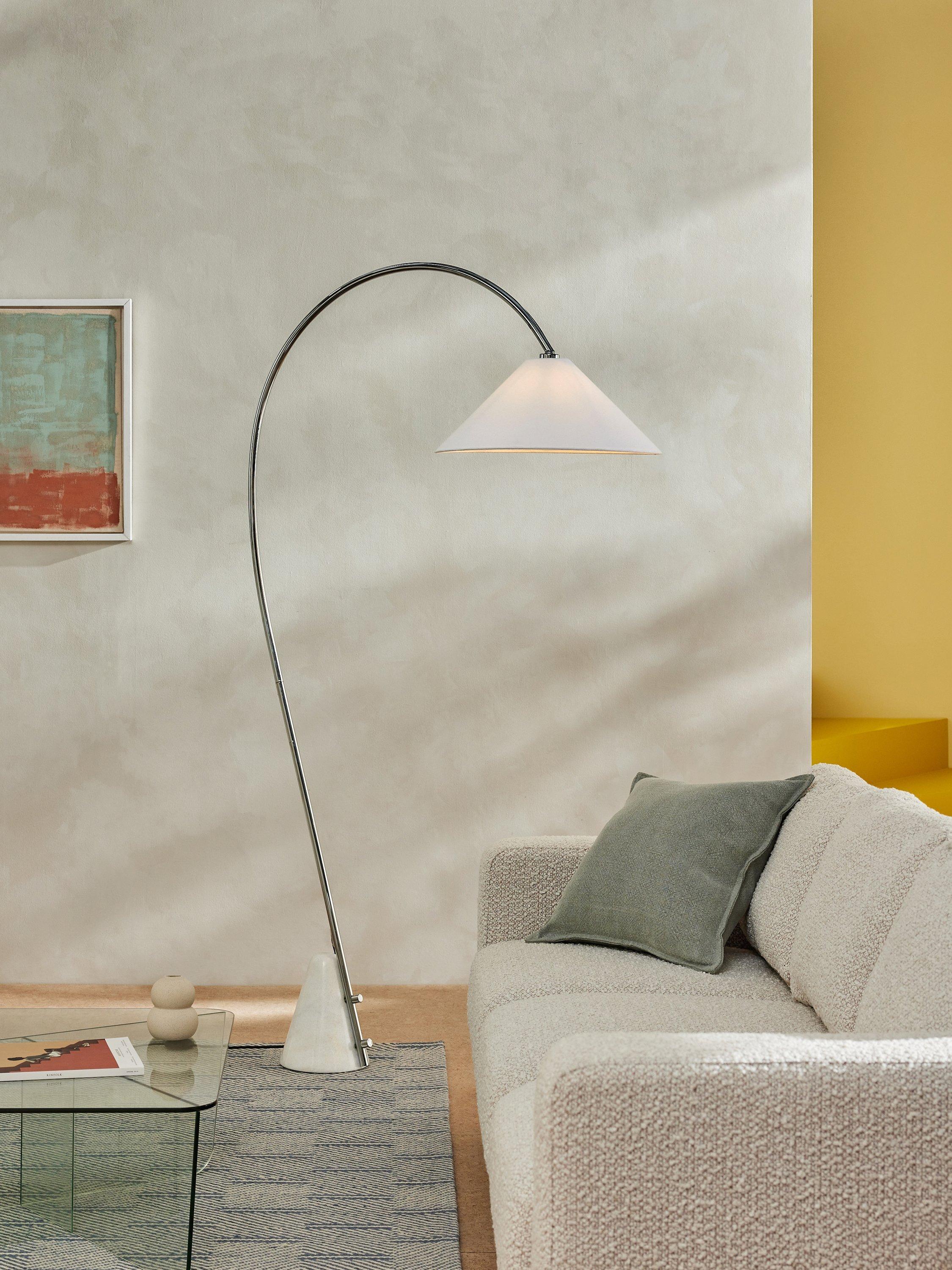 MADE curved floor lamp, UK version