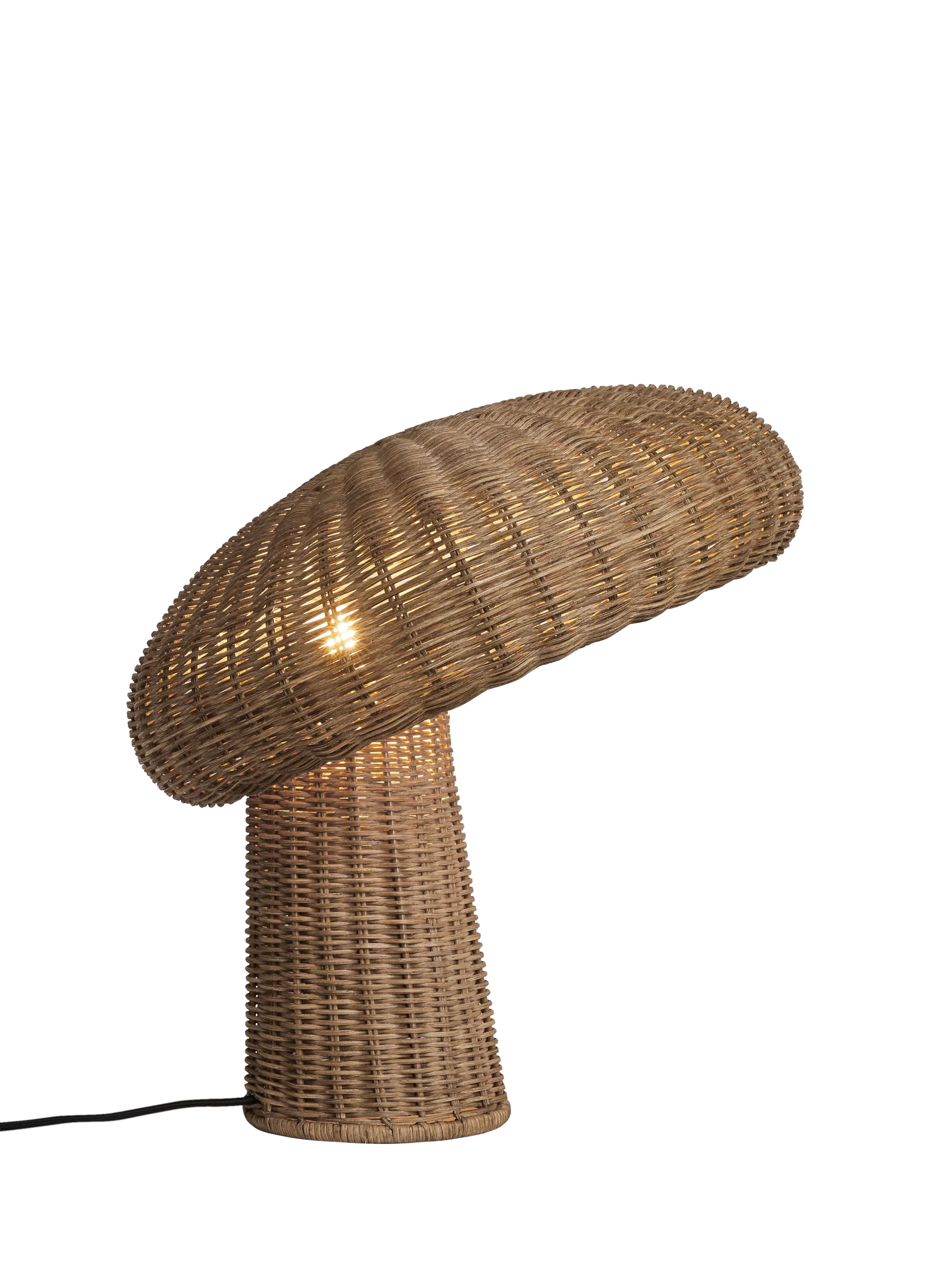 MADE Leilani woven rattan table lamp, imported from the UK