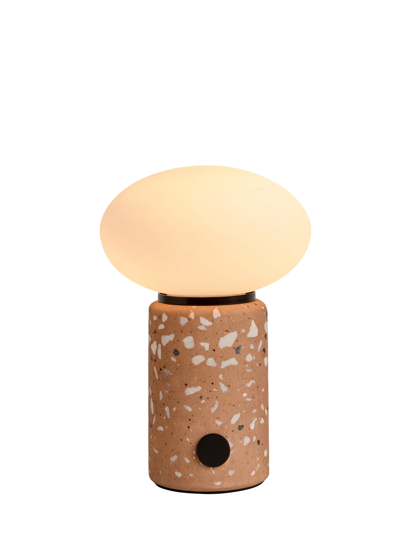 MADE Mirissa rechargeable portable terrazzo table lamp H25cm, UK version