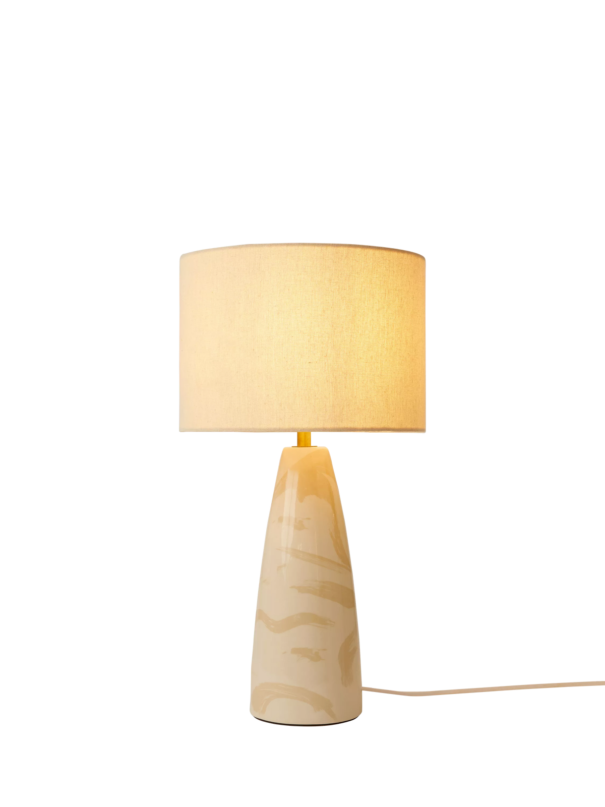 MADE Vince table lamp cream, imported from the UK