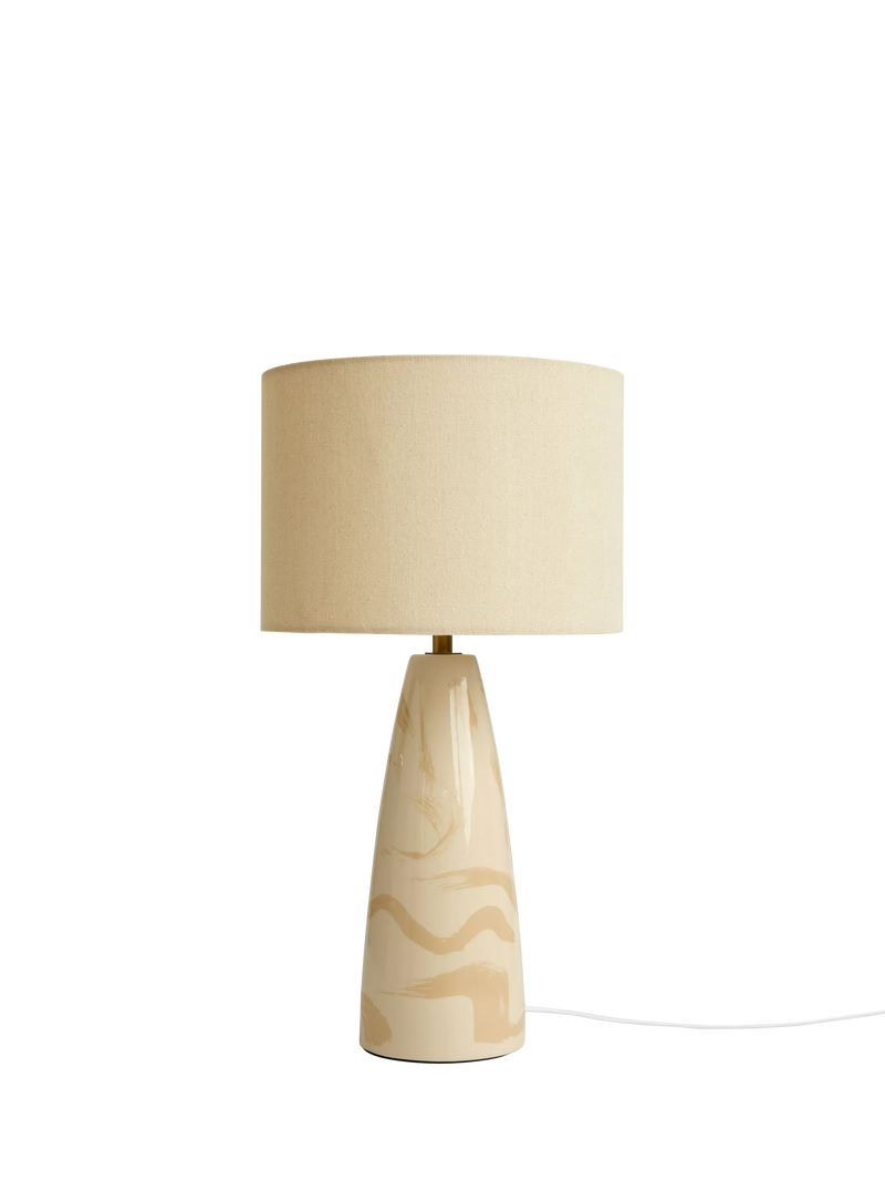 MADE Vince table lamp cream, imported from the UK