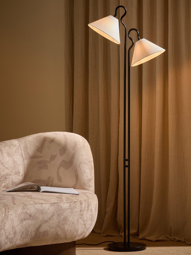 MADE Madelyn floor lamp black (British brand)