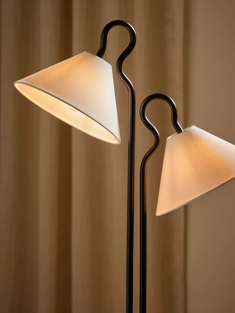 MADE Madelyn floor lamp black (British brand)