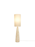 MADE Vince floor lamp cream tapered ceramic base, imported from the UK