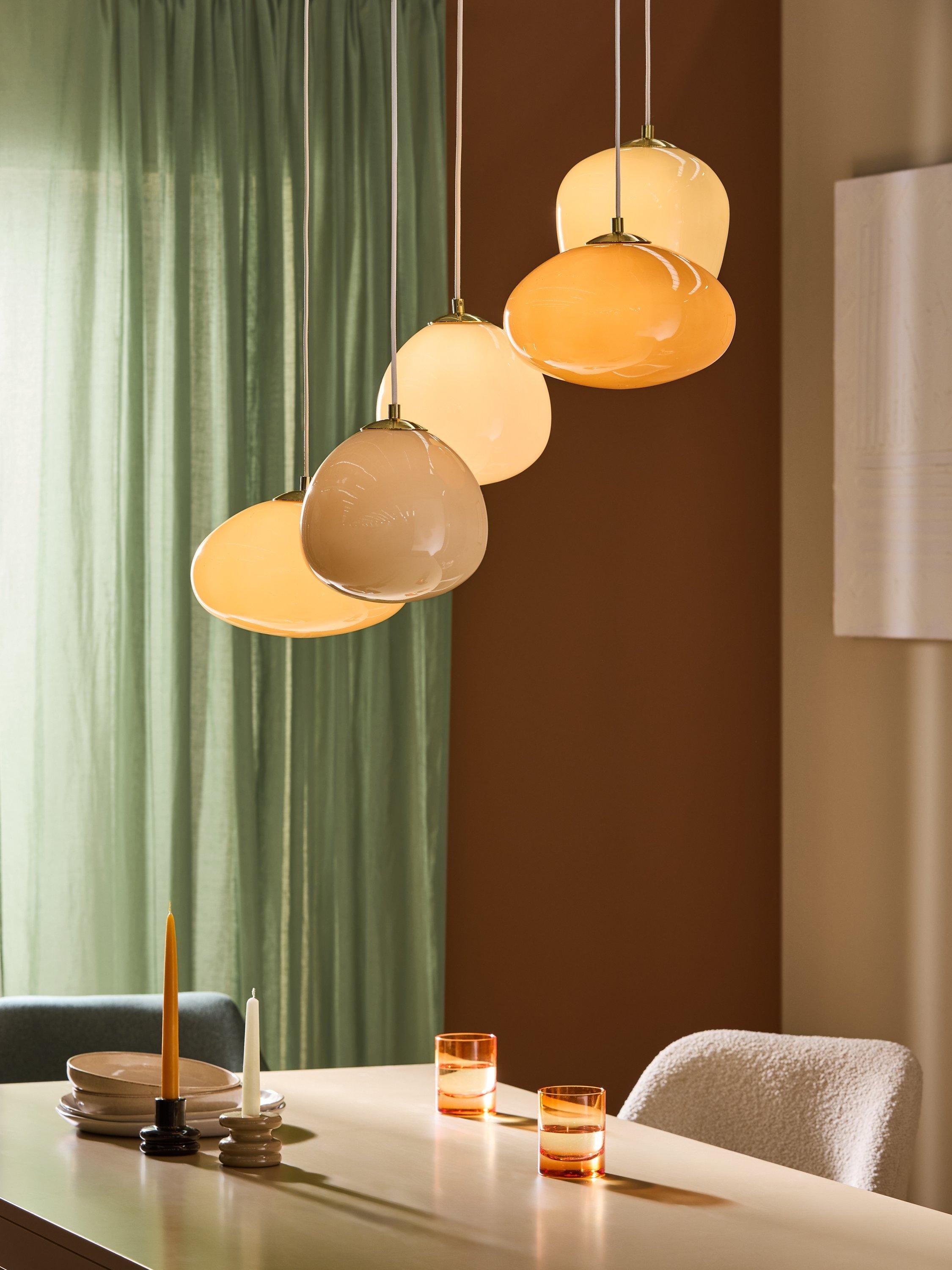 MADE Adrienne cluster pendant ceiling light in cream (British brand)