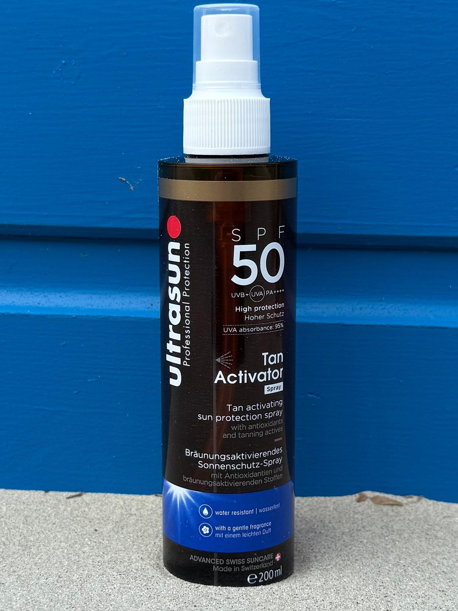 Ultrasun tan activator SPF 50 spray 200ml - British product