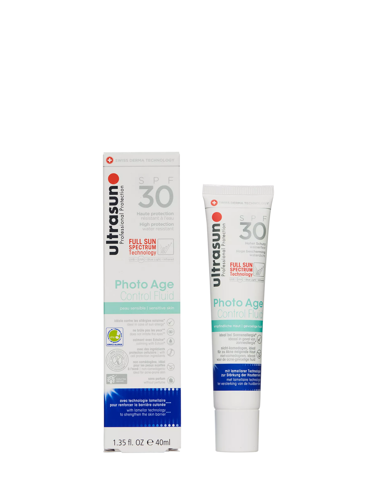 Ultrasun SPF 30 photo age control fluid 40ml, imported from the UK