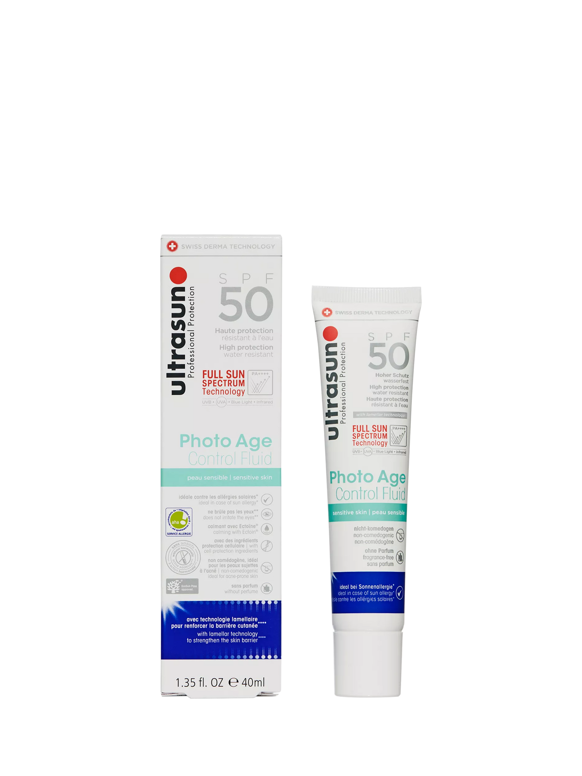 Ultrasun Photo Age Control face fluid 40ml, imported from the UK