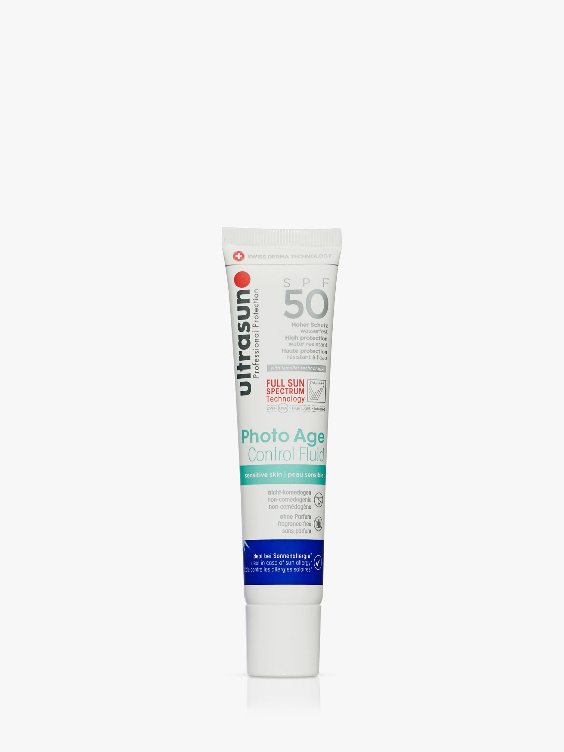 Ultrasun Photo Age Control face fluid 40ml, imported from the UK