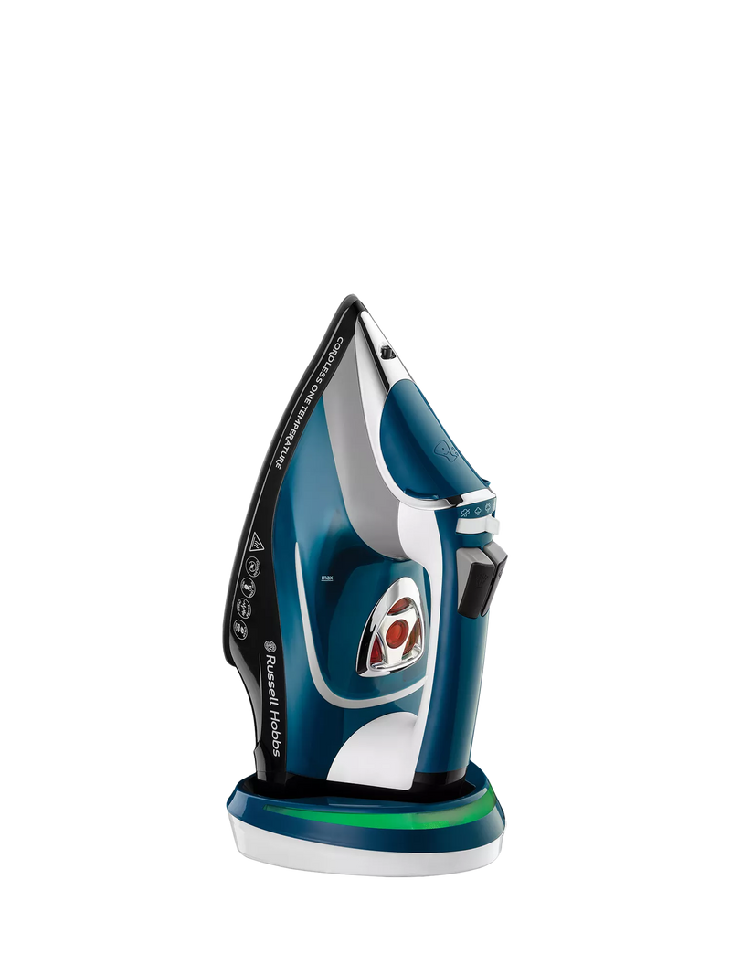 Russell Hobbs cordless iron One Temperature blue (British brand)