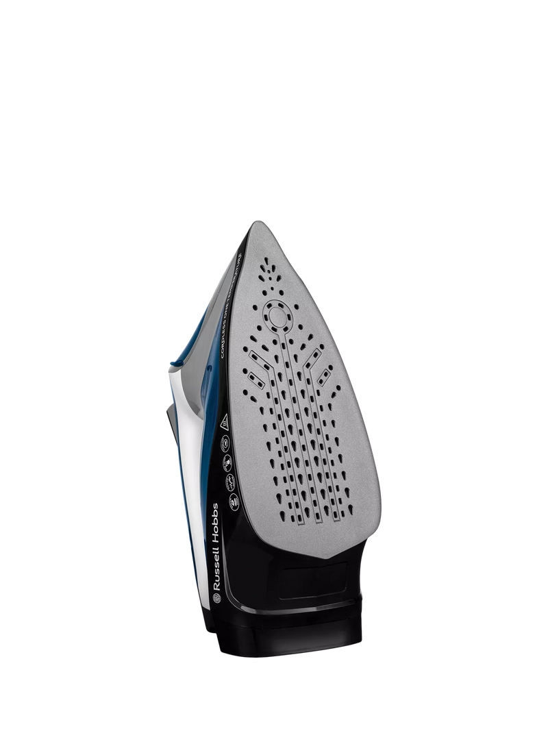 Russell Hobbs cordless iron One Temperature blue (British brand)