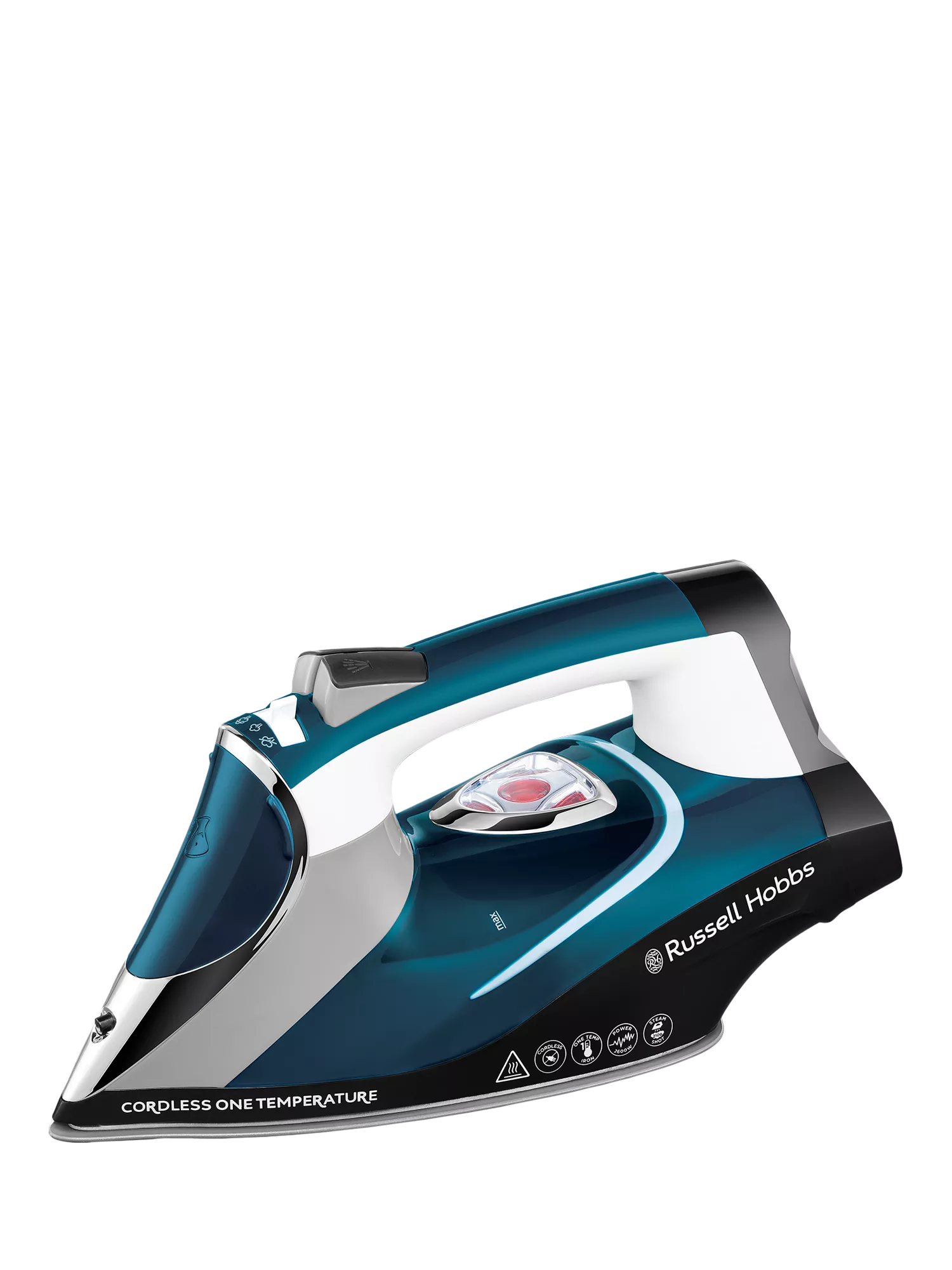 Russell Hobbs cordless iron One Temperature blue (British brand)