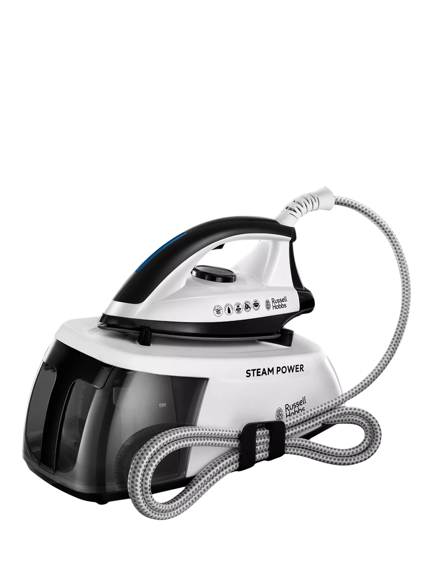 Russell Hobbs steam generator iron black 1.3L, imported from the UK