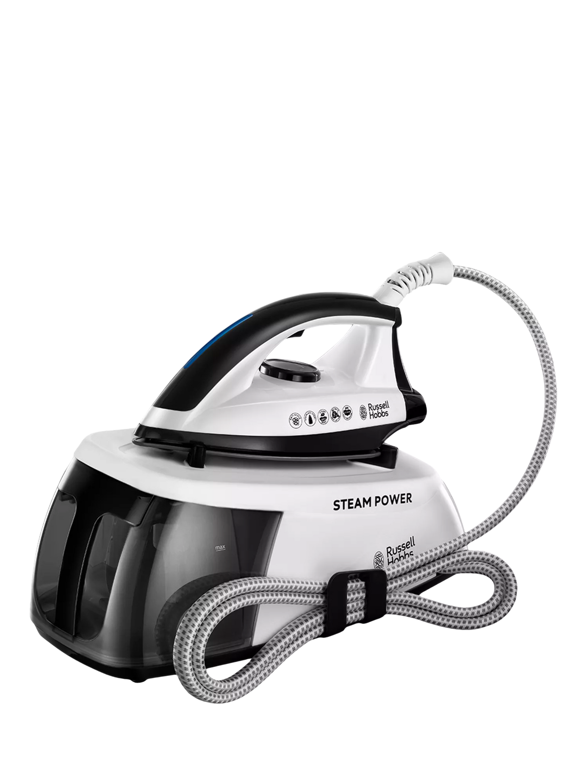 Russell Hobbs steam generator iron black 1.3L, imported from the UK