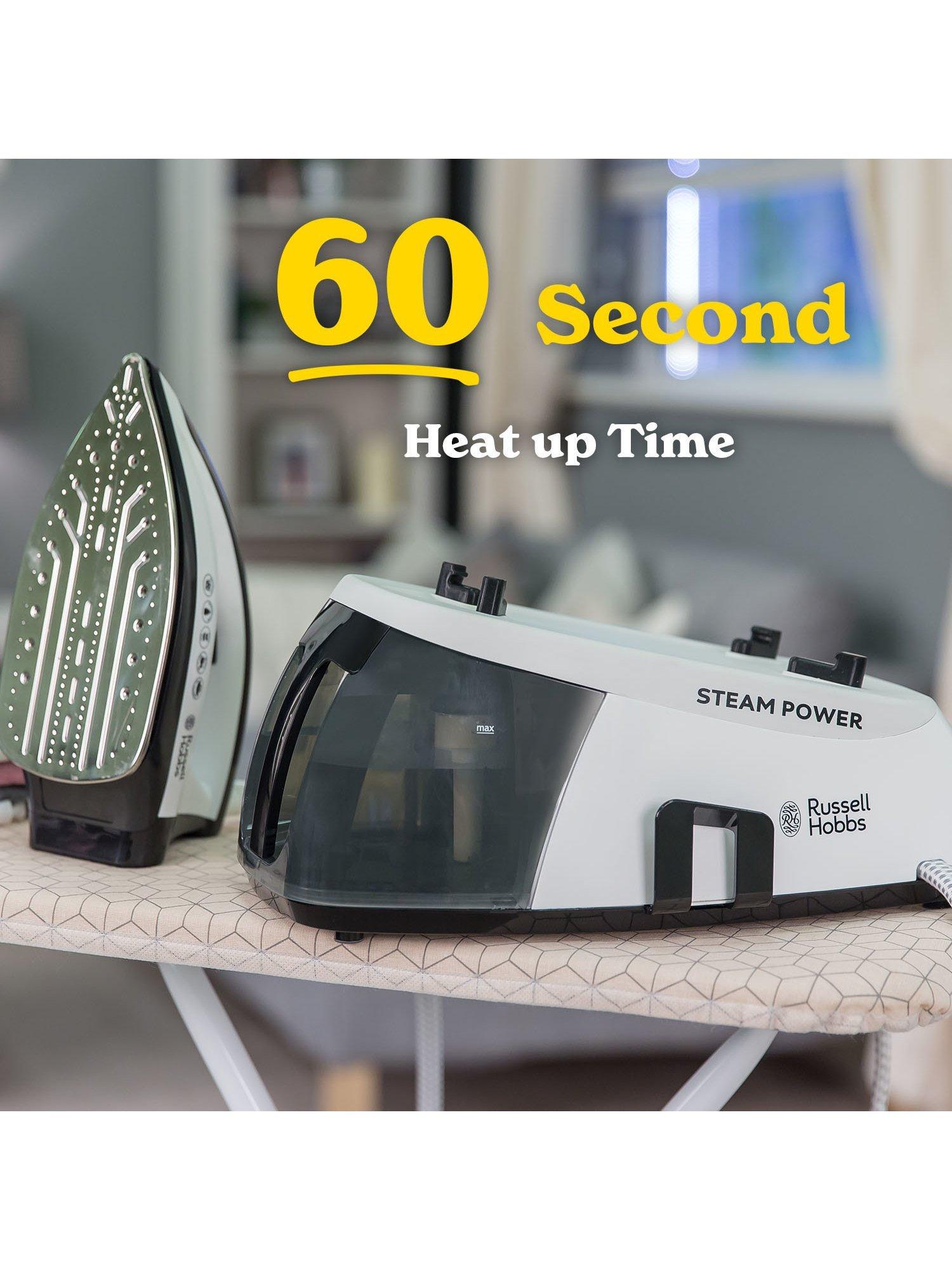 Russell Hobbs steam generator iron black 1.3L, imported from the UK