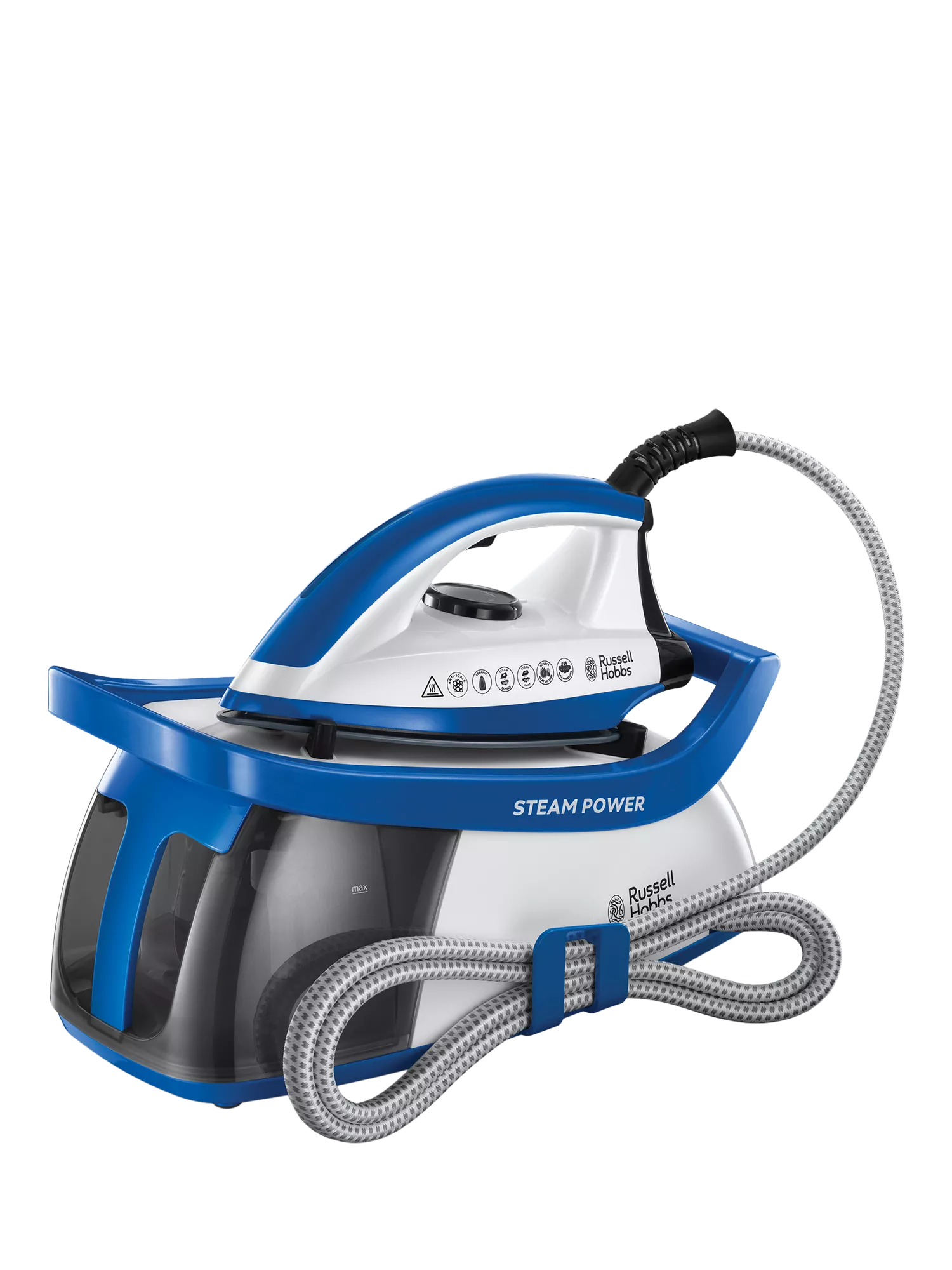 Russell Hobbs steam generator iron blue, imported from the UK