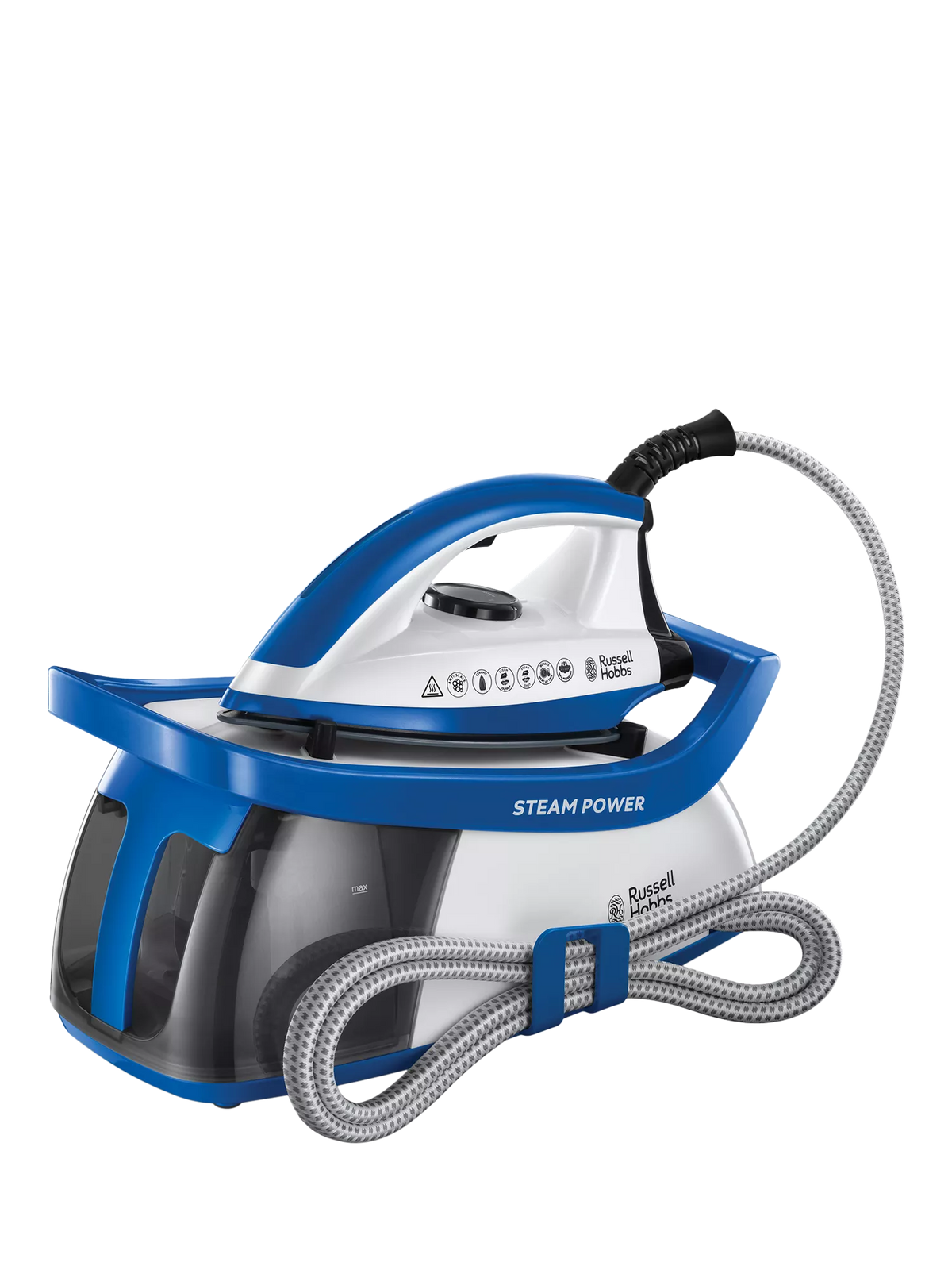 Russell Hobbs steam generator iron blue, imported from the UK