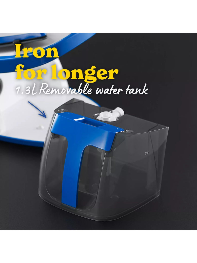 Russell Hobbs steam generator iron blue, imported from the UK