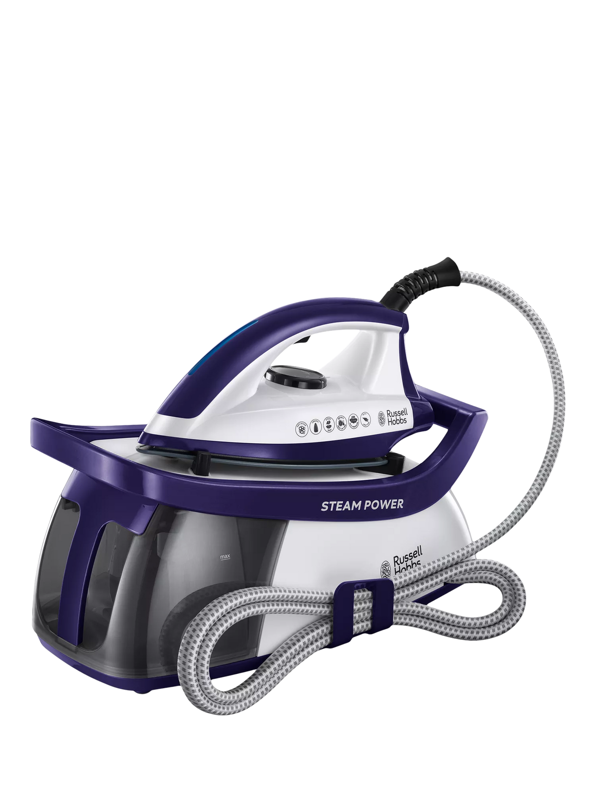 Russell Hobbs steam generator iron purple, imported from the UK