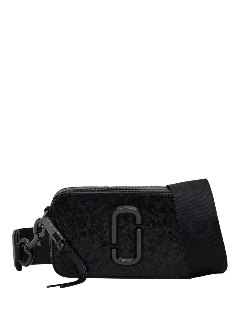 Marc Jacobs Snapshot Umhängetasche aus schwarzem Leder (Britische Marke)