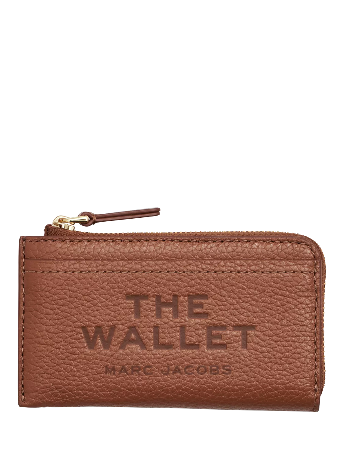 Marc Jacobs Leather Zip Around Wallet, Black, 13cm x 2cm x 8cm