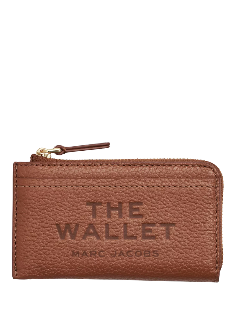 Marc Jacobs Leather Zip Around Wallet, Black, 13cm x 2cm x 8cm