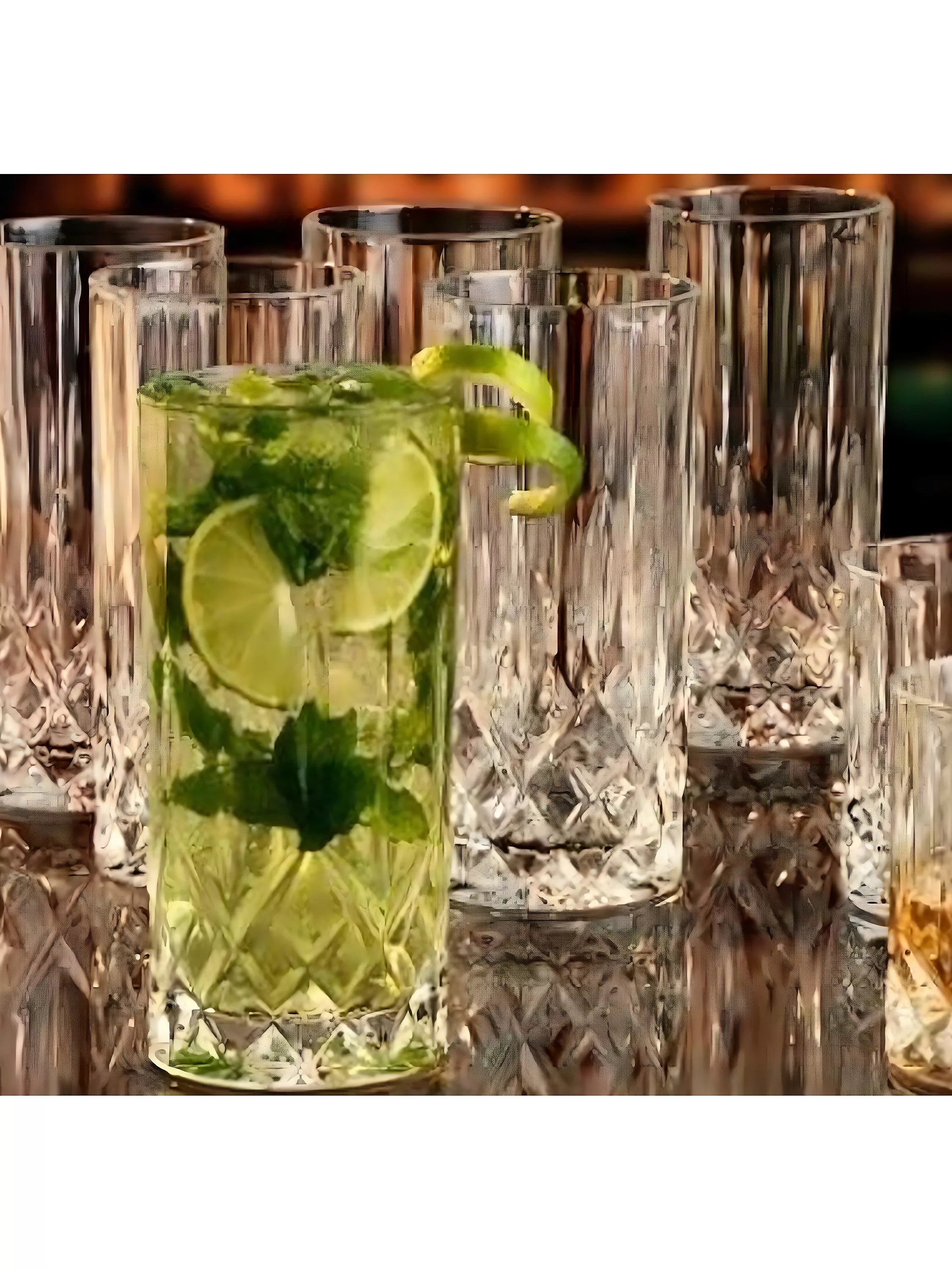 John Lewis Paloma Opera highball glass 350ml set, UK version