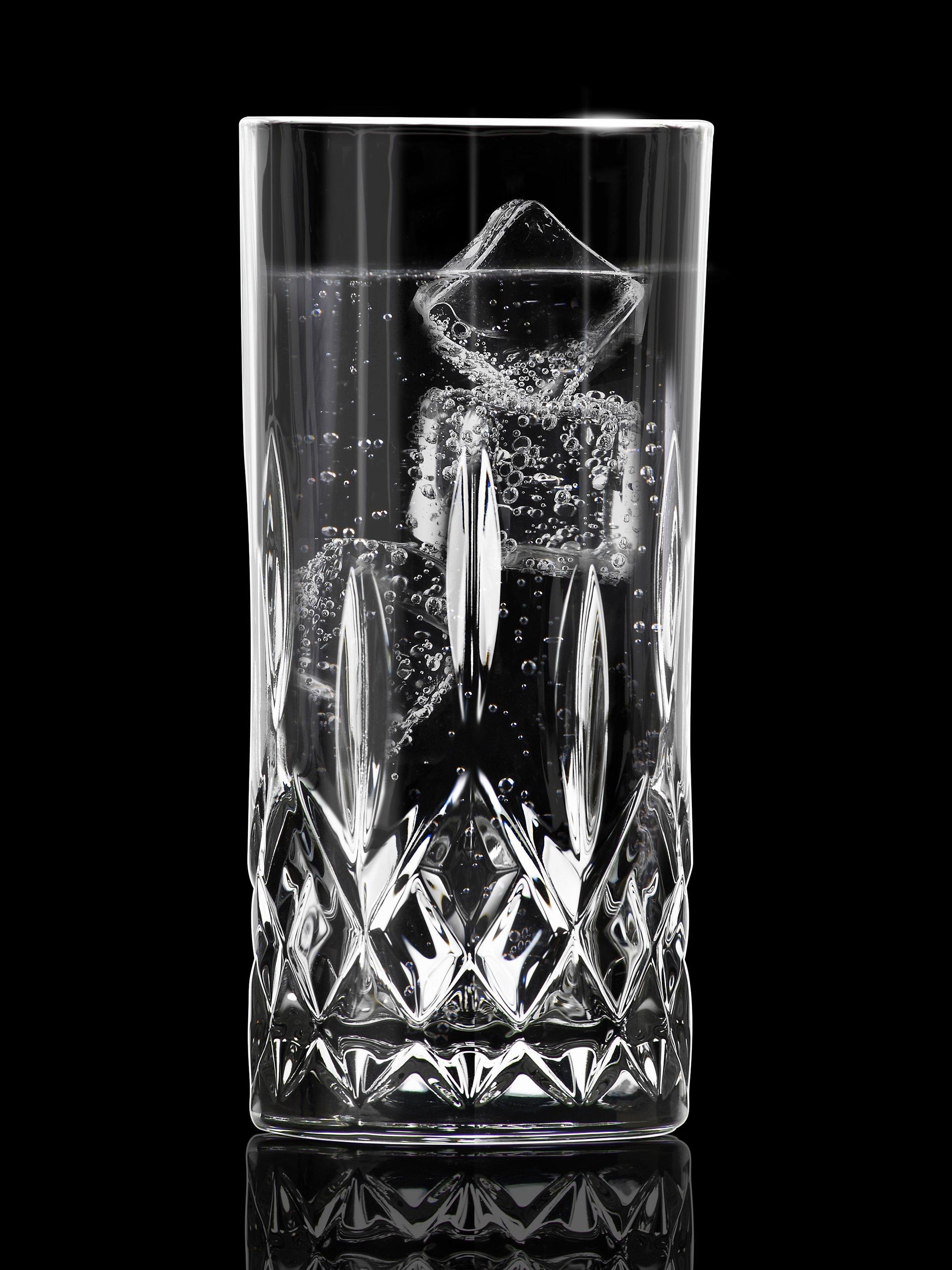 John Lewis Paloma Opera highball glass 350ml set, UK version