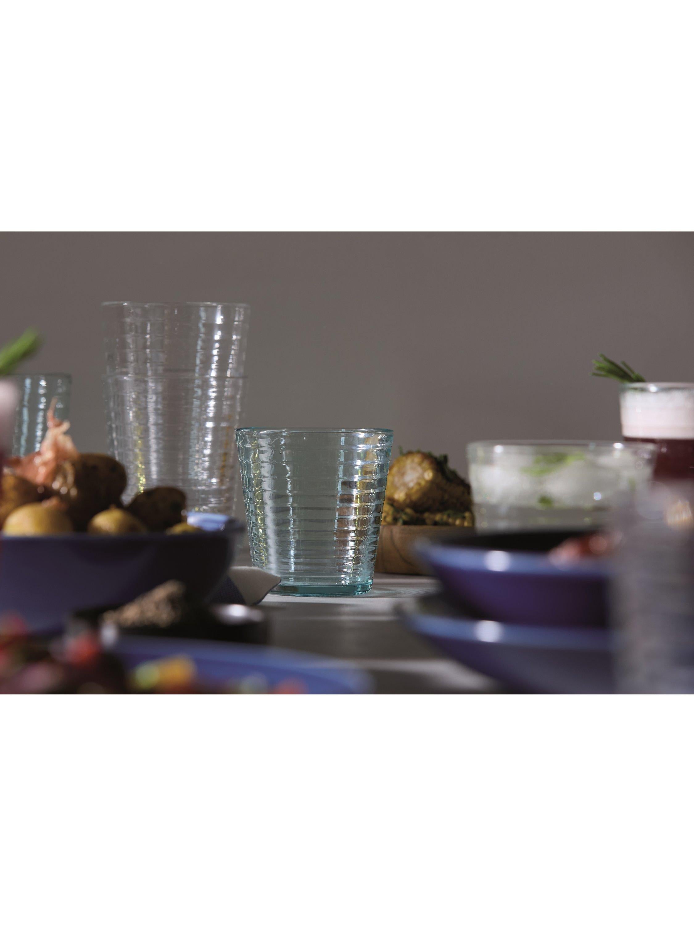 Royal Doulton Gordon Ramsay Maze glass tumblers set of 4 340ml (British brand)
