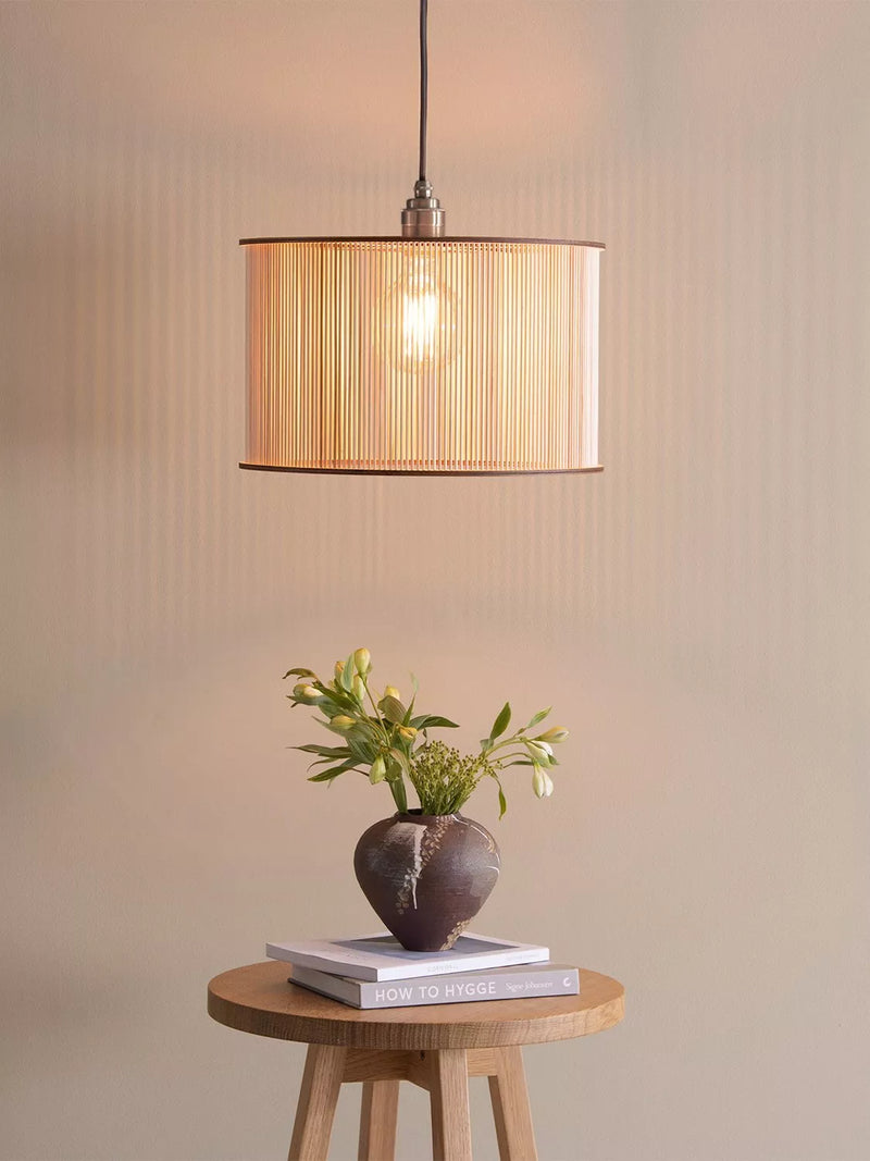 Tom Raffield Artus birch wood pendant ceiling light, imported from the UK