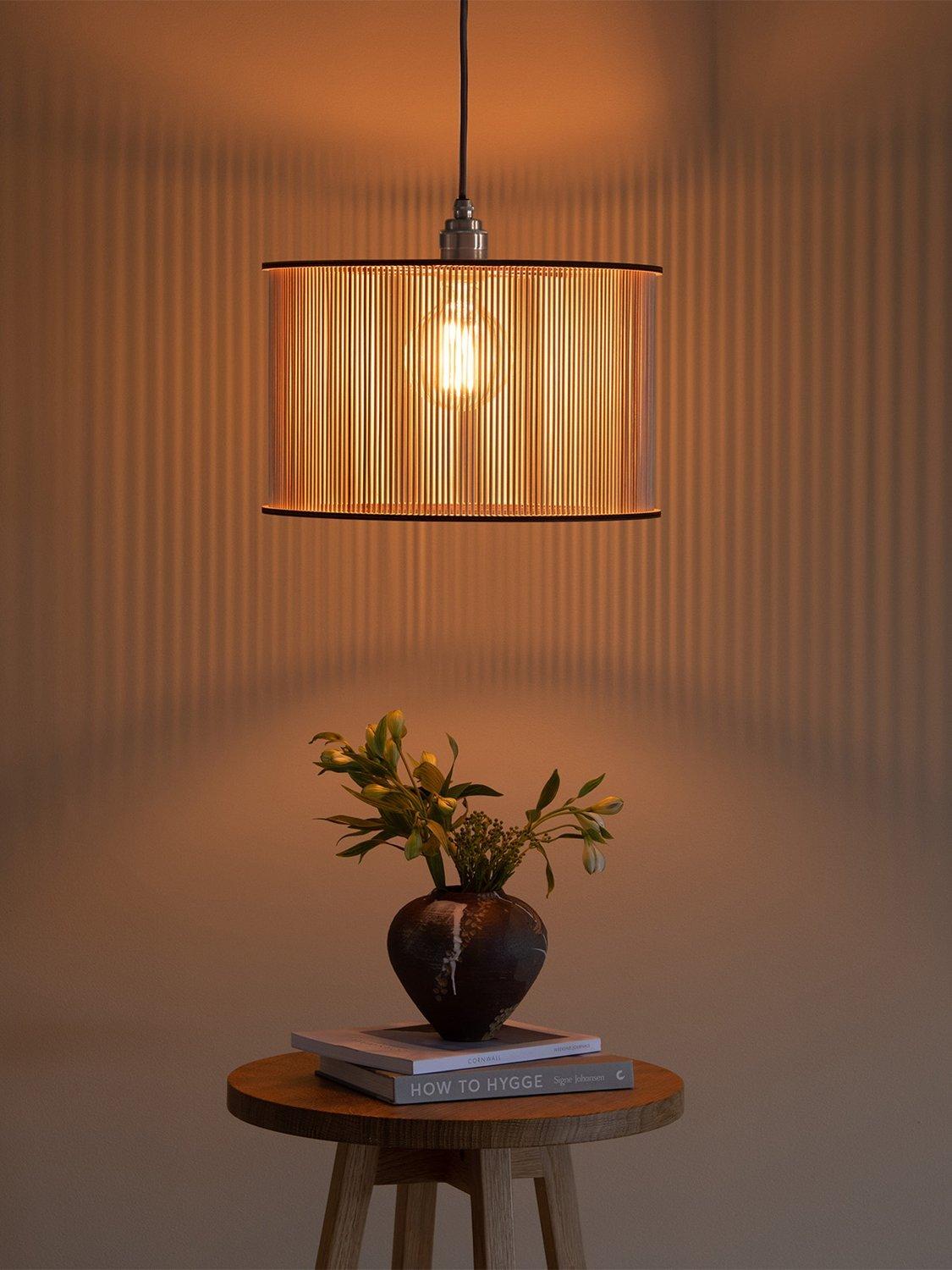 Tom Raffield Artus birch wood pendant ceiling light, imported from the UK