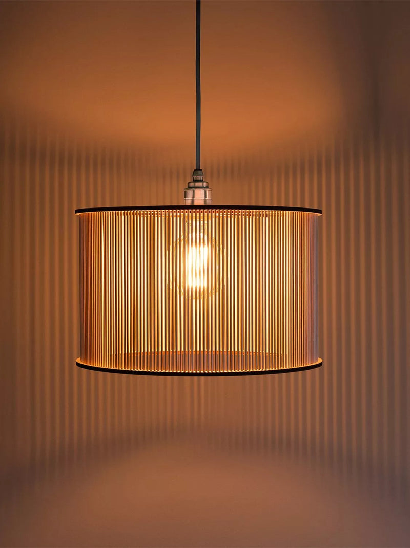 Tom Raffield Artus birch wood pendant ceiling light, imported from the UK