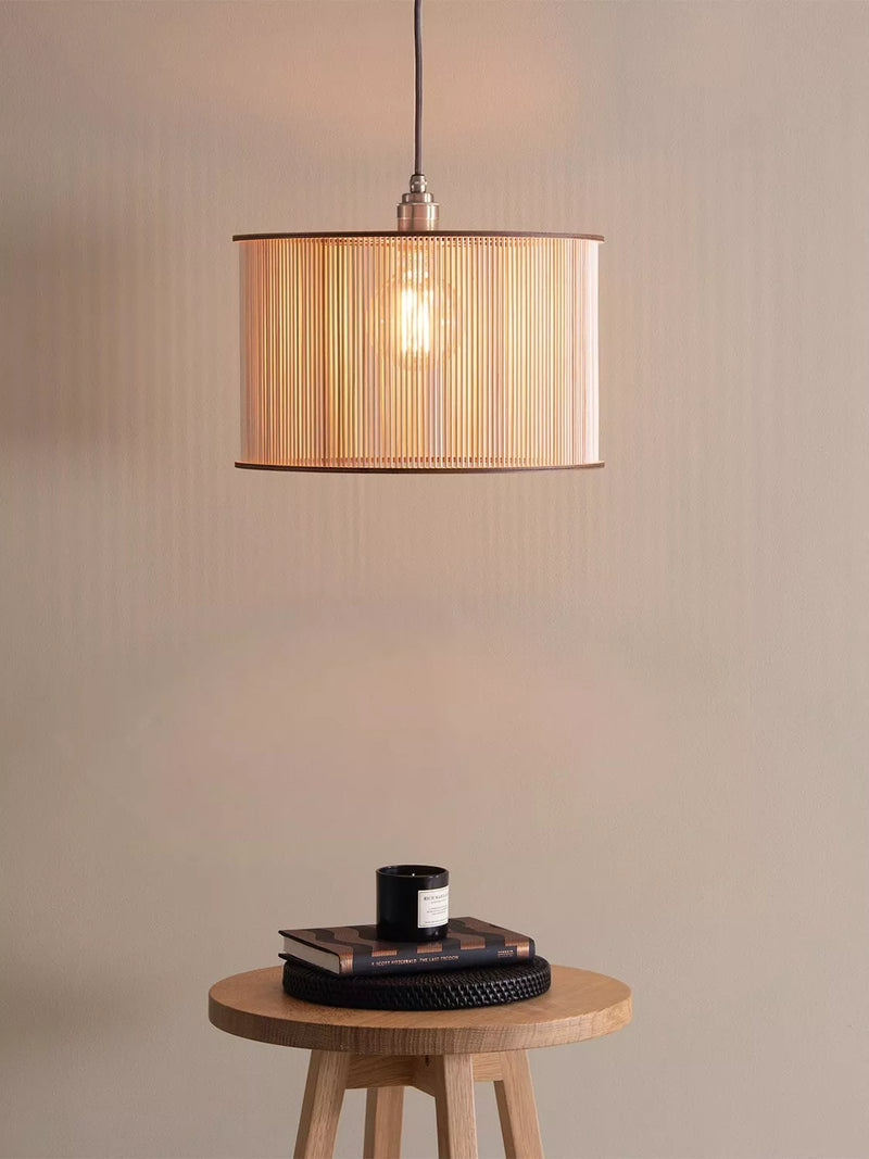 Tom Raffield Artus birch wood pendant ceiling light, imported from the UK