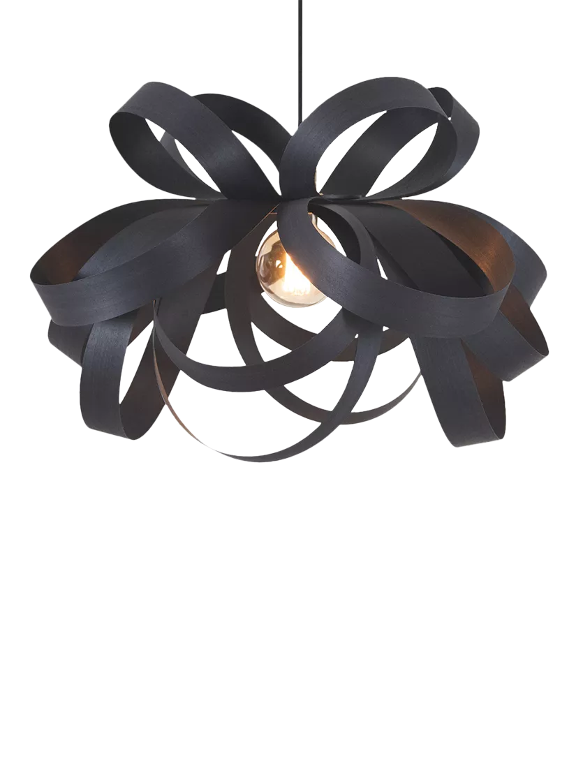 Tom Raffield Noctis Skipper pendant black - British product