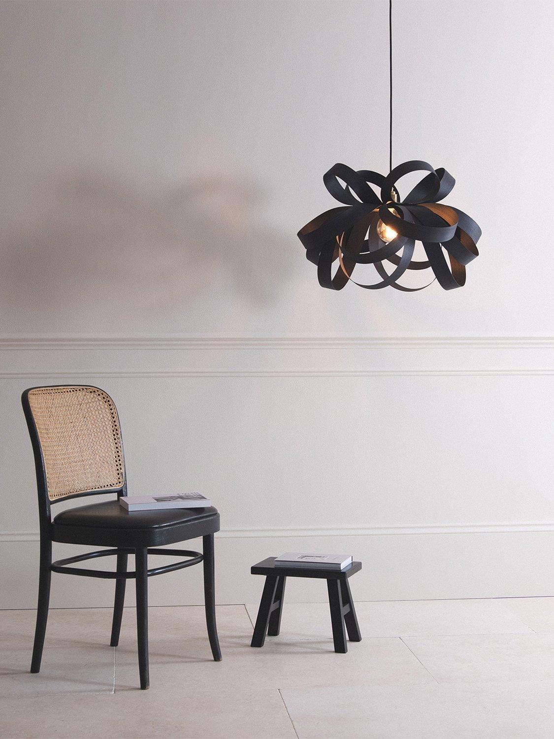 Tom Raffield Noctis Skipper pendant black - British product