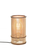 Tom Raffield Artus table lamp birch wood, UK version
