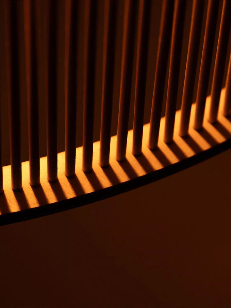 Tom Raffield wall light Birch, imported from the UK
