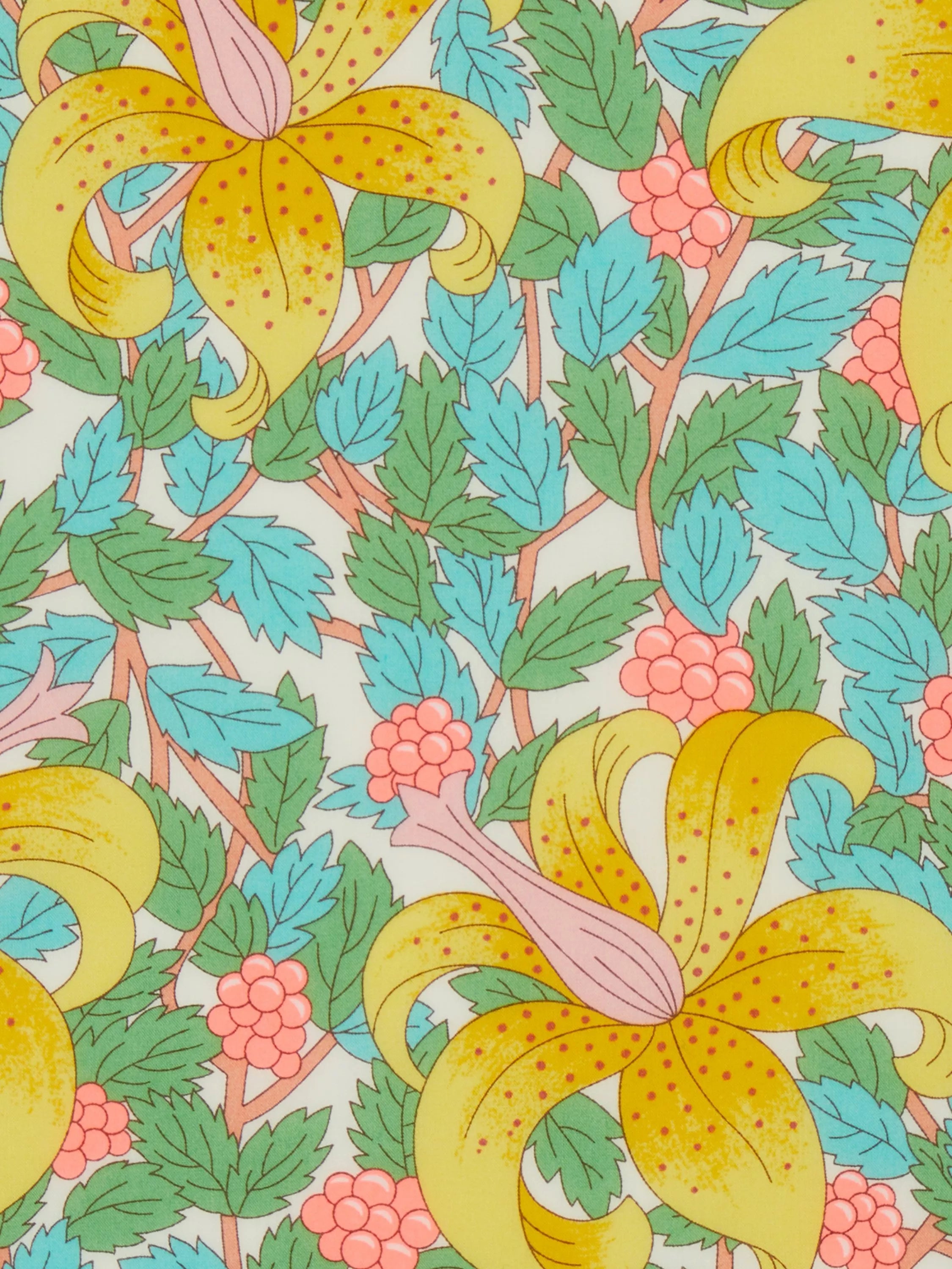 Liberty Fabrics Tana Lawn poplin fabric multi floral, UK version