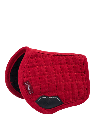 John Lewis Mini Pony Saddle Pad in Chilli with Quilted Design and Cotton Lining- Buy online at McGrocer