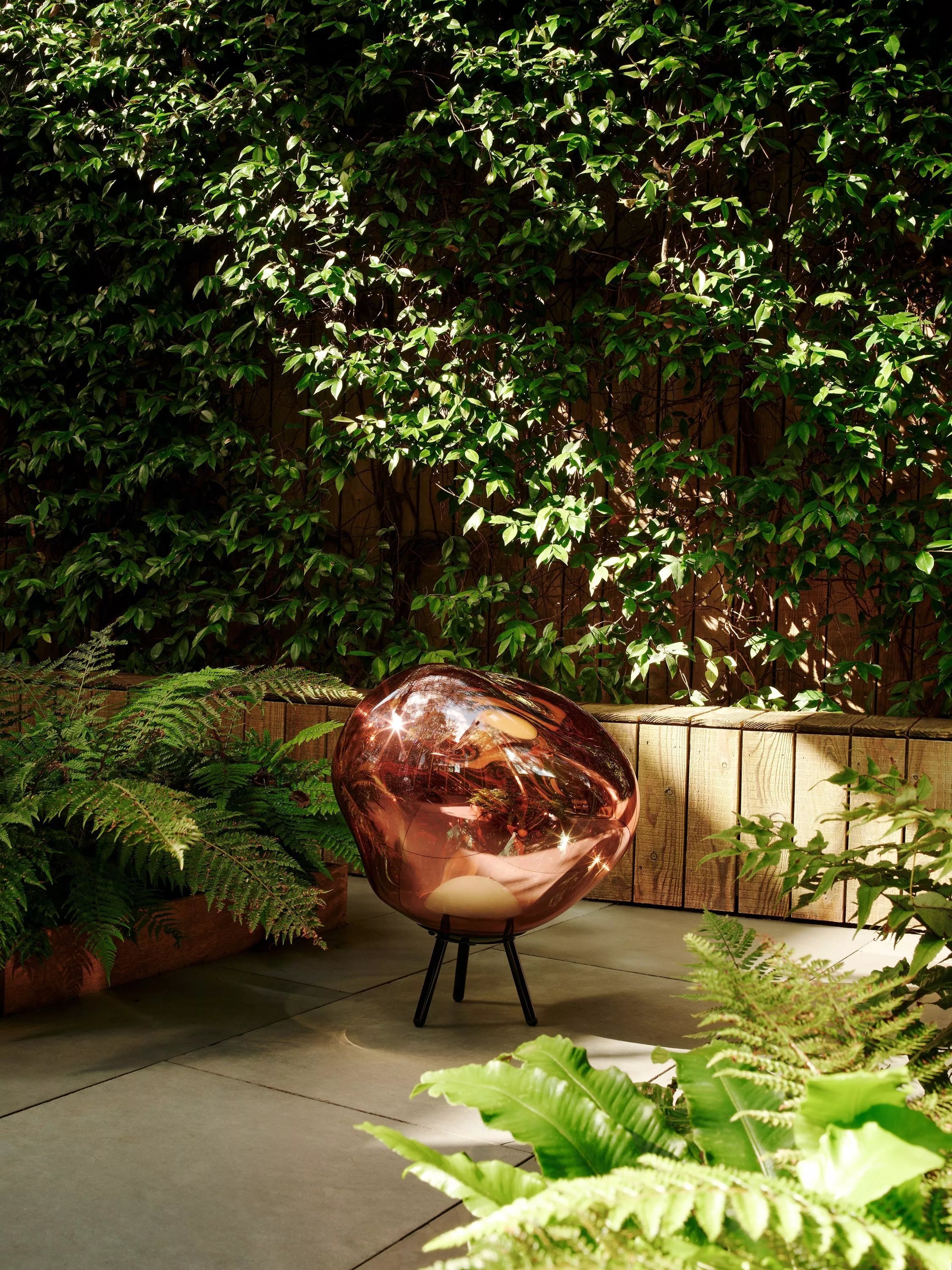 Tom Dixon Melt floor lamp copper finish, UK version