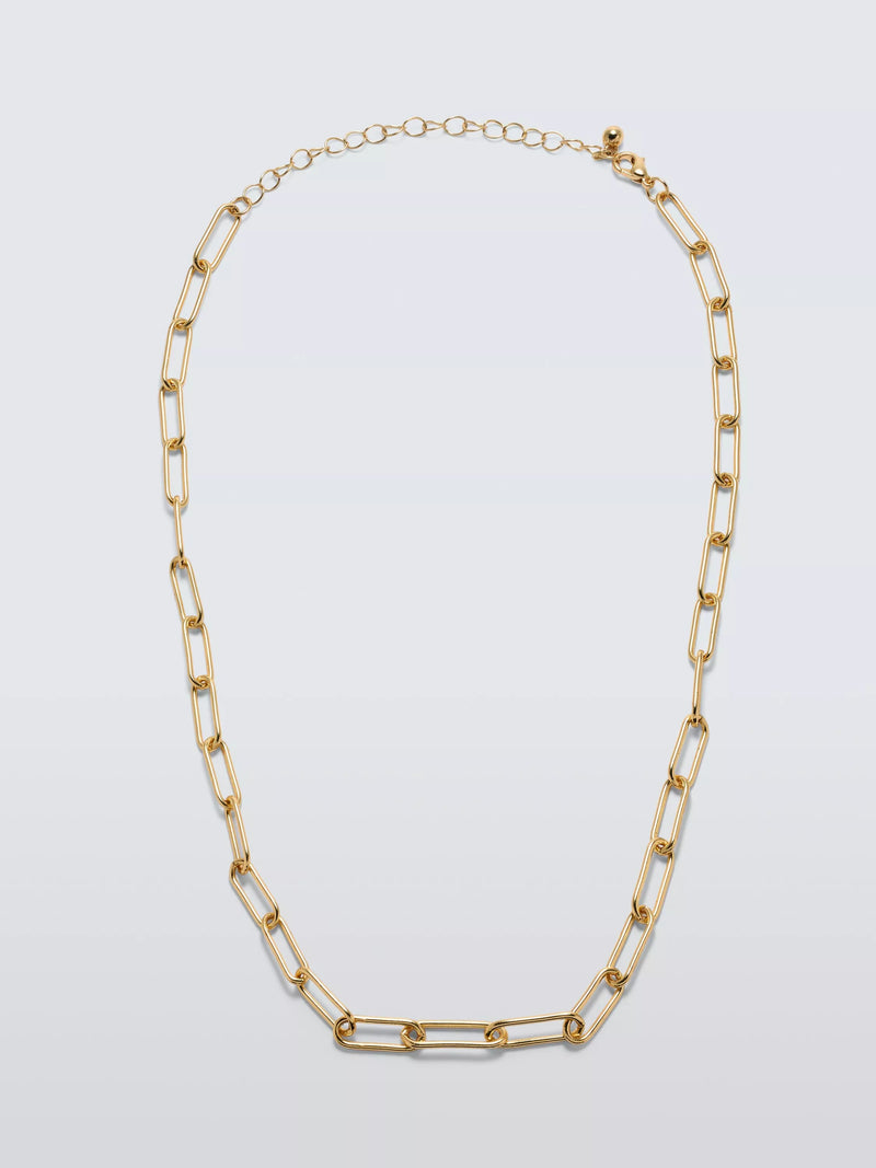 John Lewis Papierklammer-Halskette, goldfarben, 40 cm (britische Marke)