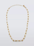 John Lewis Papierklammer-Halskette, goldfarben, 40 cm (britische Marke)