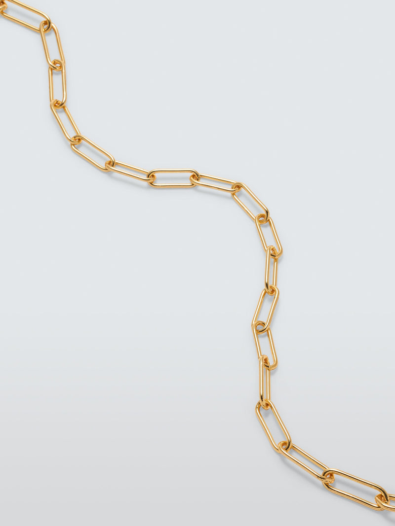 John Lewis Papierklammer-Halskette, goldfarben, 40 cm (britische Marke)