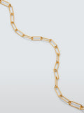 John Lewis Papierklammer-Halskette, goldfarben, 40 cm (britische Marke)