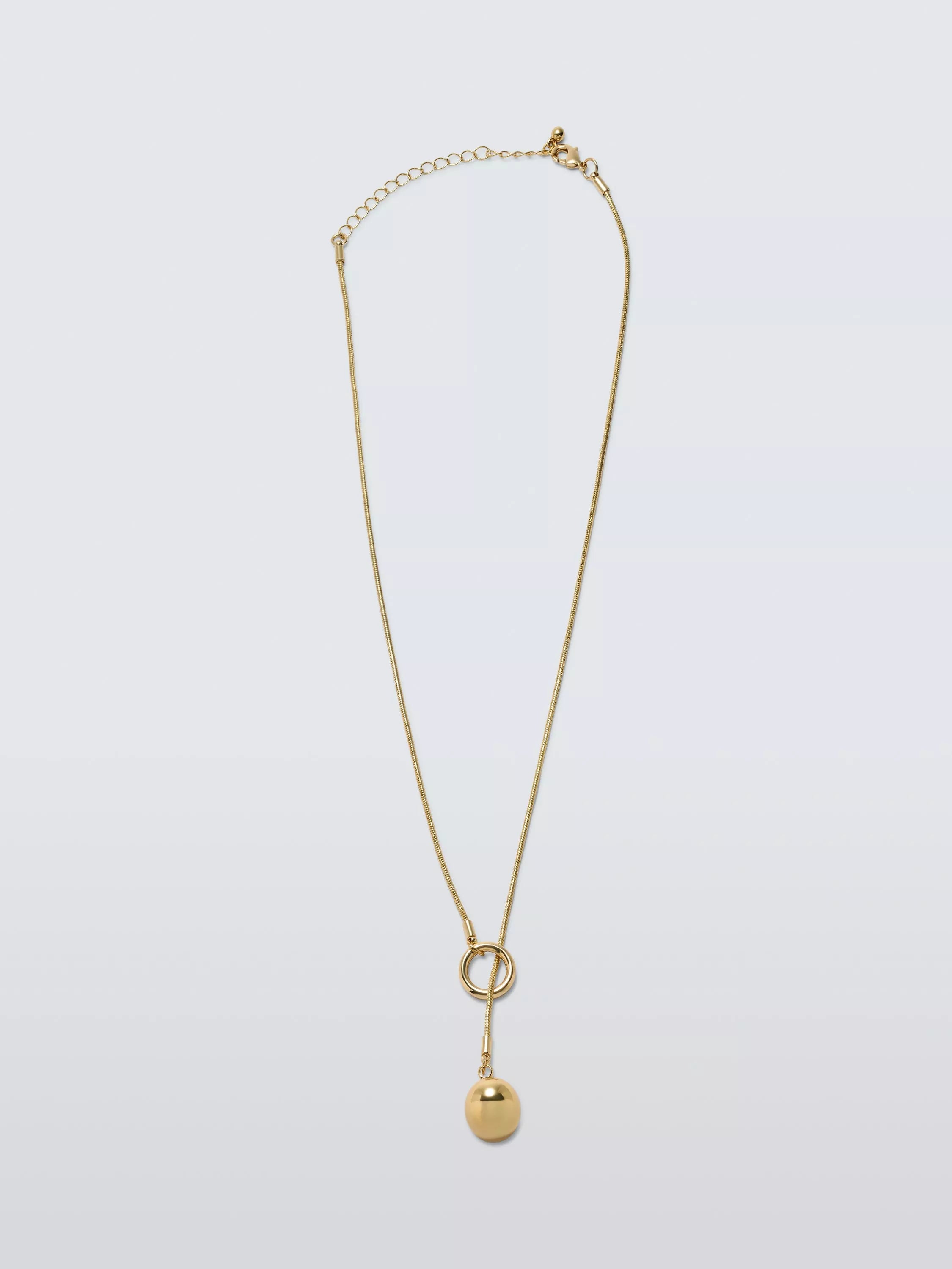 John Lewis sphere drop lariat necklace (British brand)