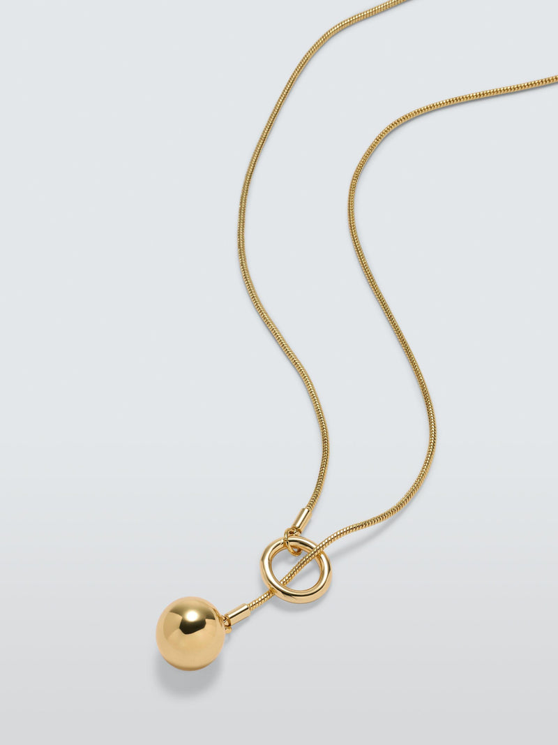 John Lewis sphere drop lariat necklace (British brand)