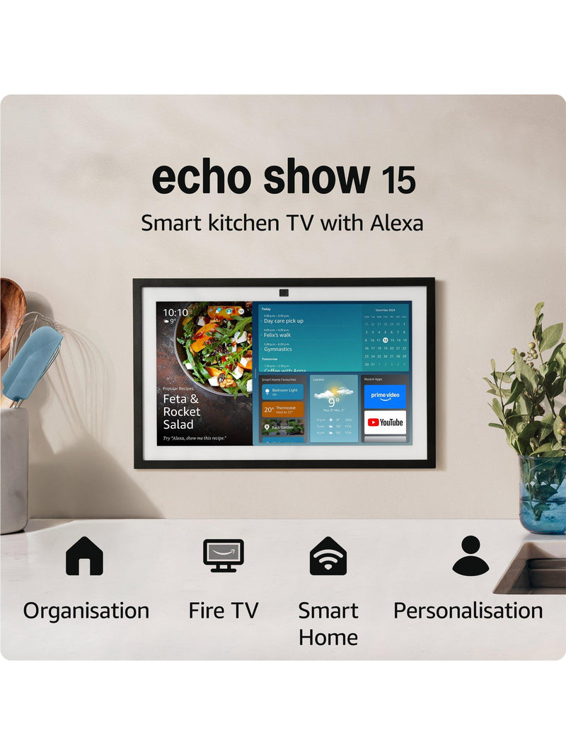 Amazon Echo Show 15 2nd Gen smart display - British product