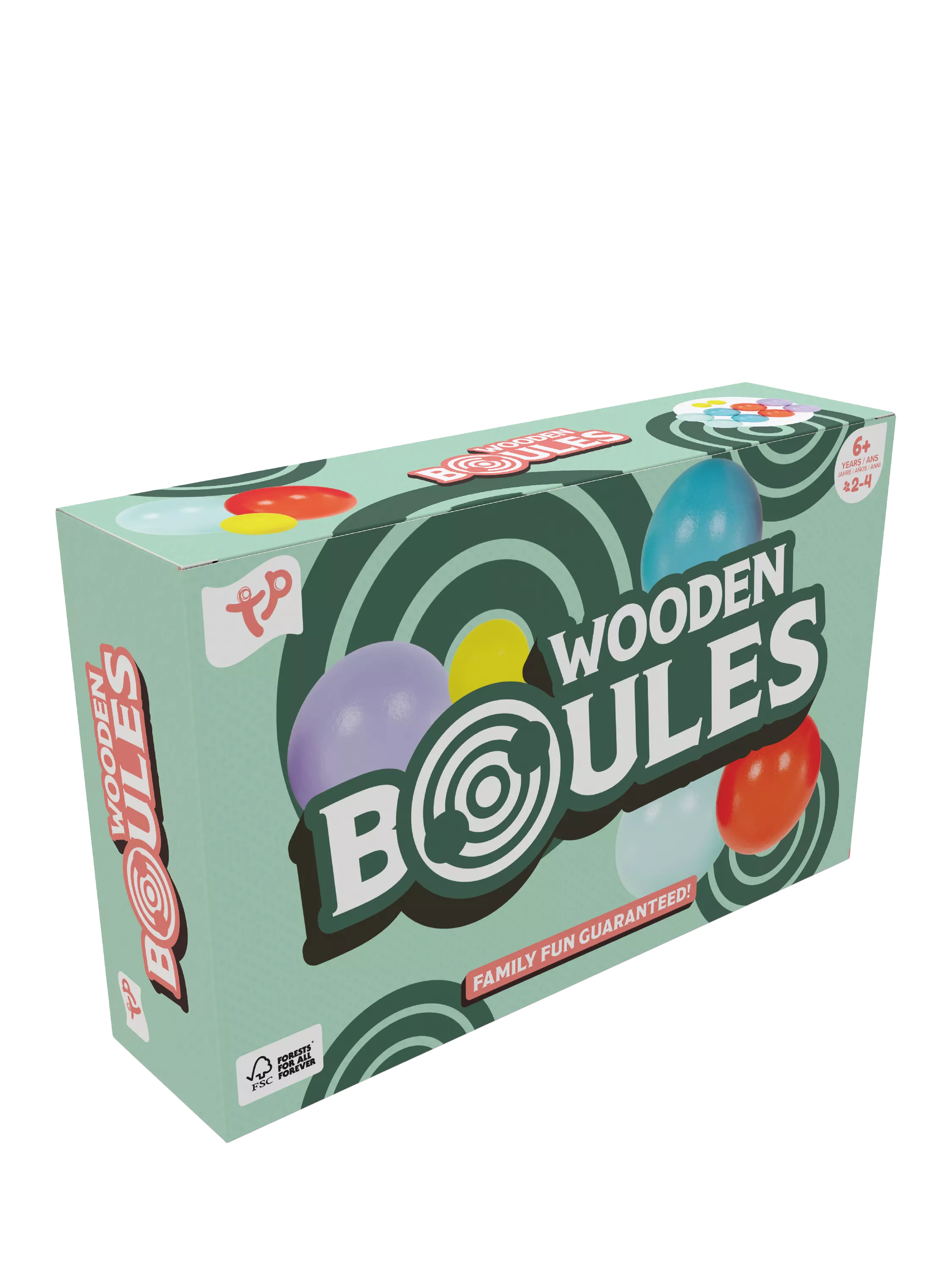 Mookie wooden boules set, UK version