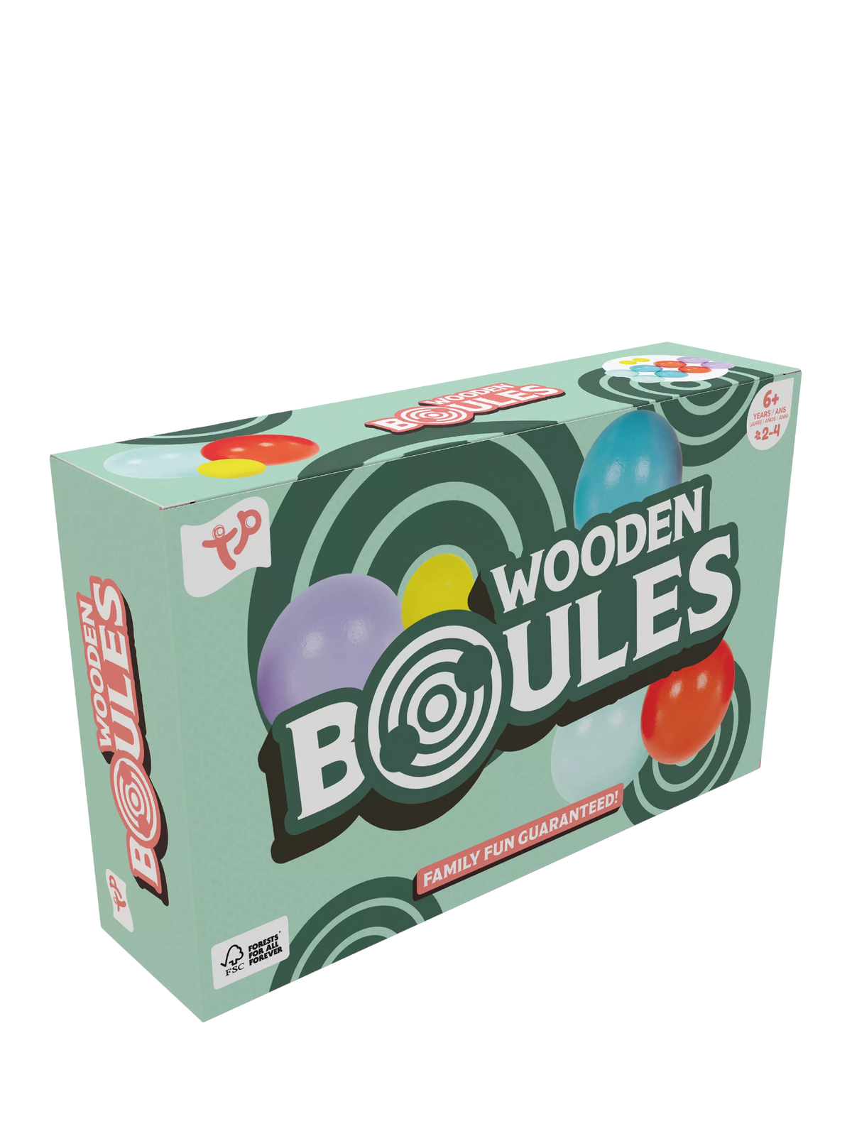 Mookie wooden boules set, UK version