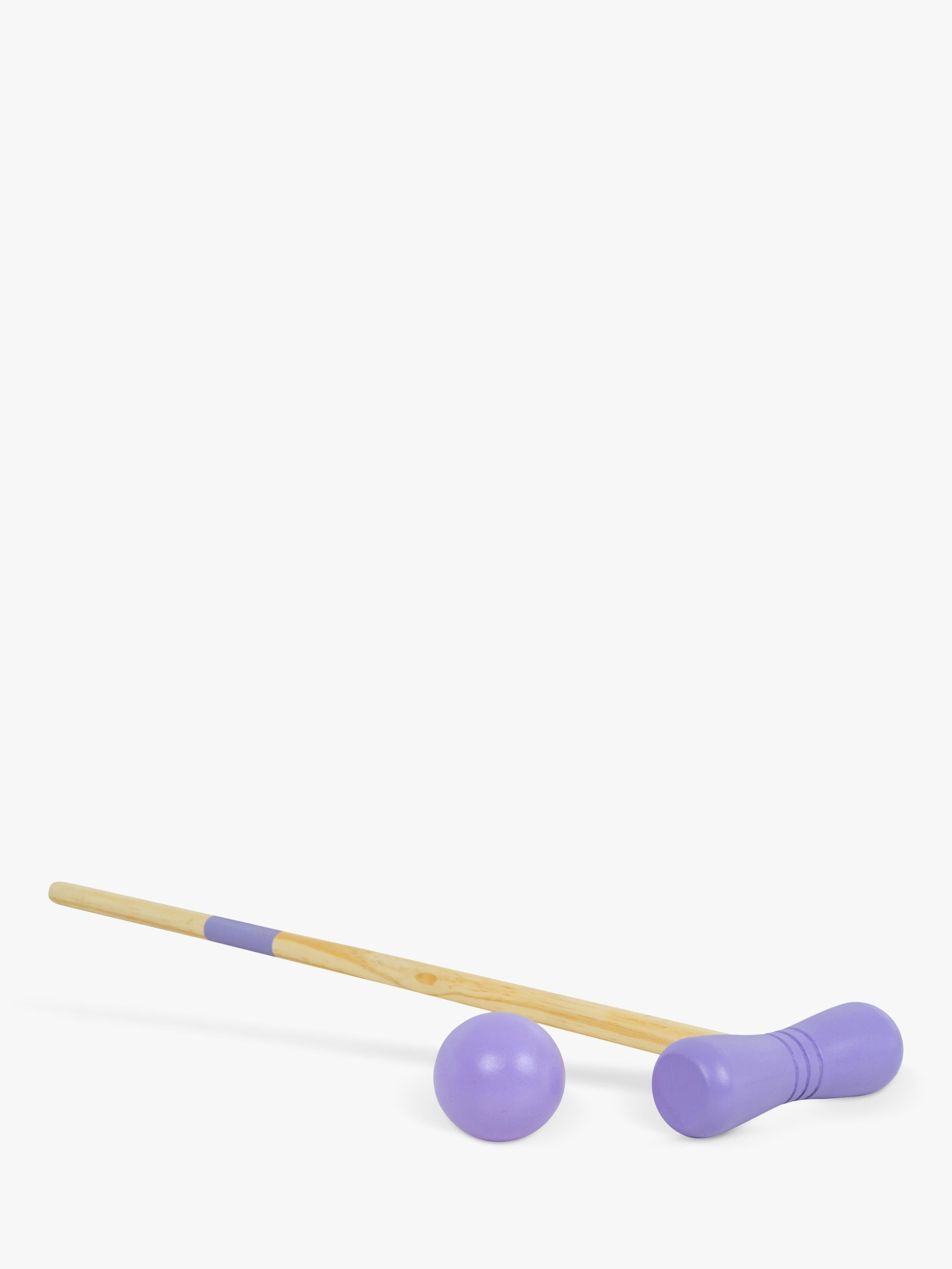 Mookie wooden croquet set for kids with mallets and balls (British brand)